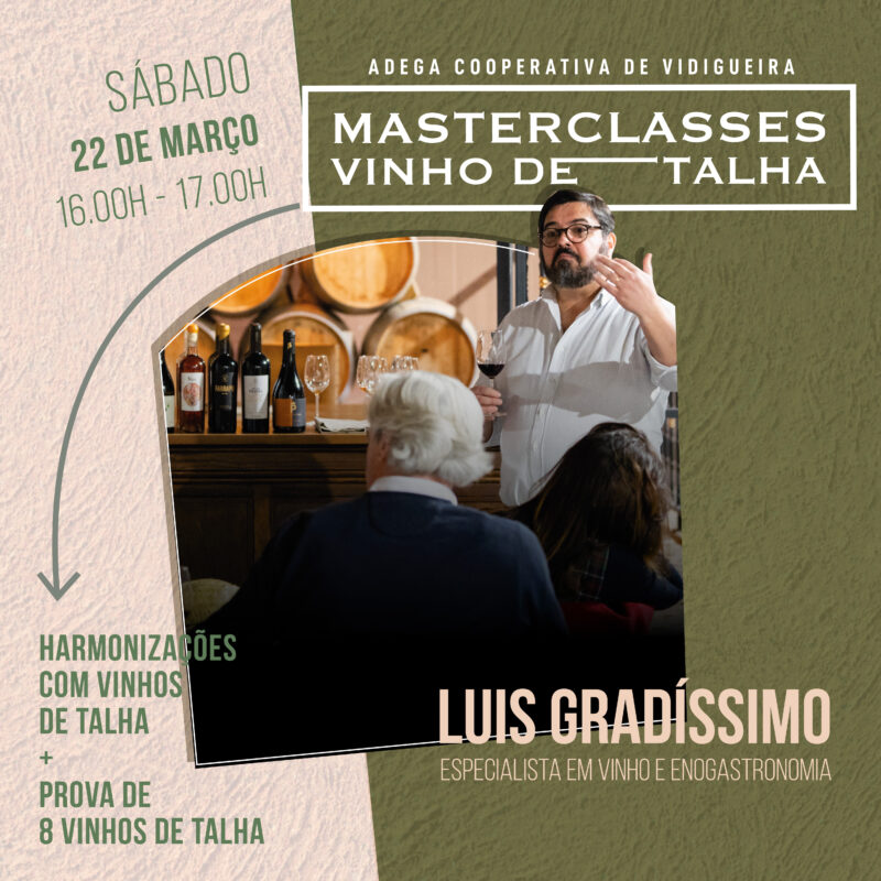 Talha à Mesa | Masterclass “Harmonizar com Talhas”