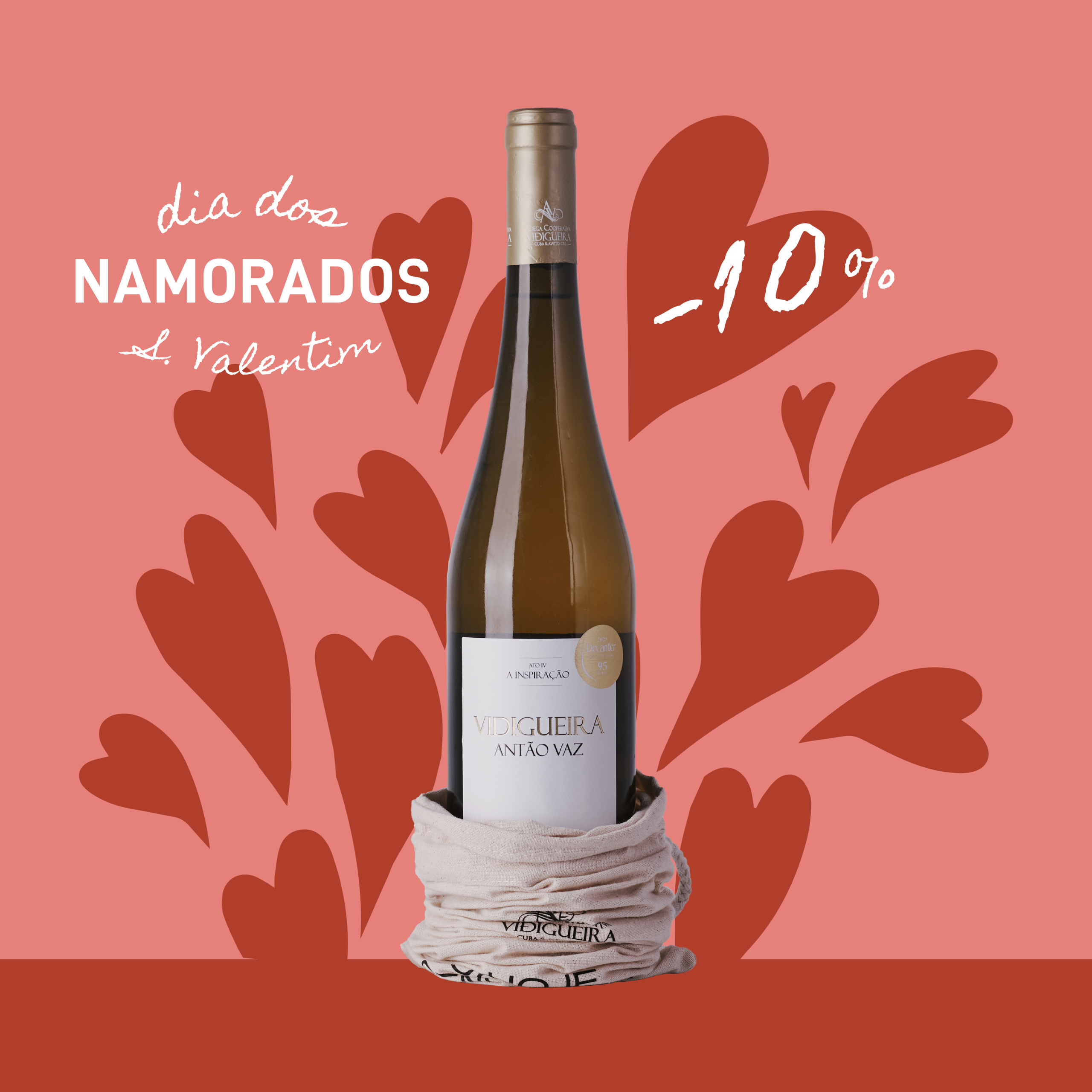 Vidigueira Antão Vaz DOC + Saco Temático - Especial Dia dos Namorados